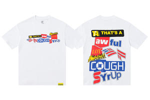 T-shirts pour hommes de bonne qualité, motif personnalisé, manches courtes, tricoté 300 grammes, c'est beaucoup de sirop contre la toux - Product Image 3