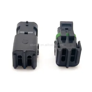 1 2 3 4 5 6 Pin Weather-Pack Automotive Connector Plug Black Shroud Sealed Male Female 12015792 12010973 Connector