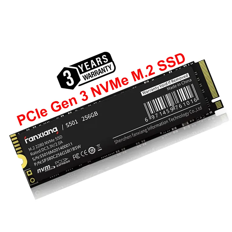 M2 100% Original 128 256 512 GB 1 2 TB M2 M.2 2280 NVMe 1.3 PCIe 3.0 Gen 3x4 SSD Internal Disque Dur Solid State Disk Hard Drives
