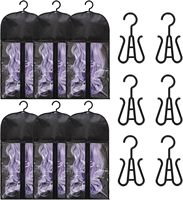 Sac de rangement populaire pour perruques 60*30 cm avec cintre, étui de transport pour postiches et queues de cheval