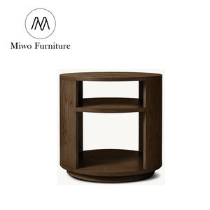 Luxe Bank Ronde Hoek Salontafel Moderne Woonkamer Interieur Lamp Tafel Nordic Meubelen Houten Bijzettafel - Product Image 6