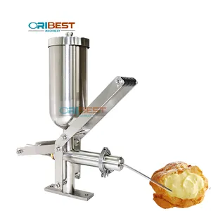 Low price puff filling machine / mini manual churros filling machine / filled churros making machine