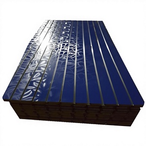 <span class=keywords><strong>Plaque</strong></span> murale à lattes en fibre de bois moderne E1 avec surface poncée, écologique, pour utilisation en mobilier - Product Image 6