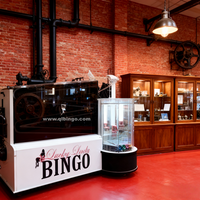 Machine de loterie de casino, système de loterie automatique, équipement de loterie avec design de boules hautement transparentes, machine de loterie de divertissement