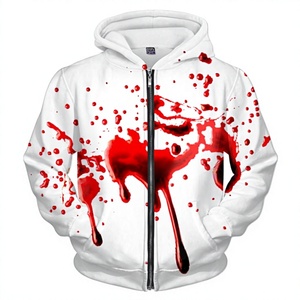 Sudadera con Capucha Personalizada 3D con Diseños Muy Populares, Sublimación Completa, Diseño a Cuadros Invernal, Cierre Frontal con Cremallera, 100% Poliéster, Felpa, Corte Holgado, Unisex, Corta - Product Image 1