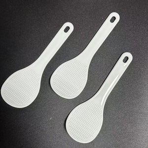 White Plastic PP Rice Ball Spoon Set For Sushi Making Minimalist Design Catering Use 1 20 Pcs - Product Image 3