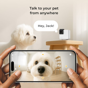 Bàn chân laser 360 2K HD Pet camera với tự động theo dõi xem toàn cảnh & điều khiển từ xa để dễ dàng theo dõi - Product Image 3