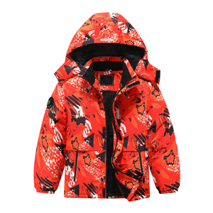 Nouveau Style extérieur à capuche Double fermeture éclair garçons veste <span class=keywords><strong>enfants</strong></span> chaud extérieur Ski <span class=keywords><strong>coupe</strong></span>-<span class=keywords><strong>vent</strong></span> veste <span class=keywords><strong>coupe</strong></span>-<span class=keywords><strong>vent</strong></span> pour garçons et filles - Product Image 2