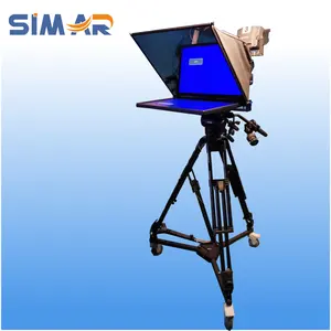 Simar 24 "Inci Wireless Remoter Diri Membalikkan Flip Profesional Prompter Studio Teleprompter untuk Perekaman Kamera Video