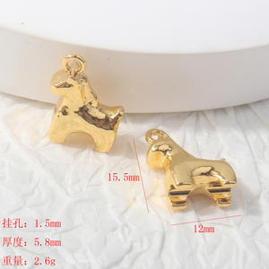 2026 Zodiac Horse Zubehör Ancient <span class=keywords><strong>Fa</strong></span> <span class=keywords><strong>Sha</strong></span> Jin Cartoon Niedlich Sofortiges Geld Einhorn DIY Anhänger Großhandel Fabrik Hot Sale - Product Image 6