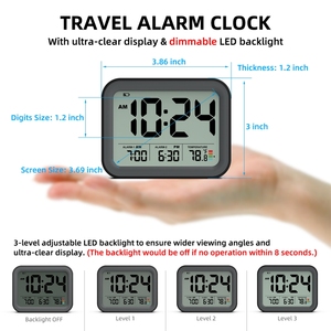 Nhà Máy Cung Cấp Bán Hàng Trang Trí Nội Thất Trẻ Em Quà Tặng Mini Led Báo Thức Kỹ Thuật Số Bàn Nhỏ Đồng Hồ Báo Thức - Product Image 4