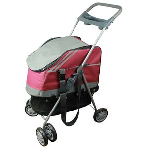 <span class=keywords><strong>3</strong></span> में <span class=keywords><strong>1</strong></span> समायोज्य फोल्डेबल टिकाऊ सांस लेने योग्य कुत्ते और बिल्ली के स्ट्रेलर के साथ 4-व्हील 30lb क्षमता - Product Image 3