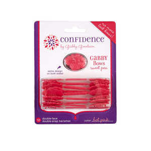 Lazos para el pelo Hot Pink Sweet Pea GaBBY (10) Antideslizantes y que se mantienen en su lugar - Product Image 2