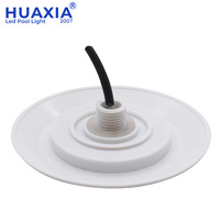 Lumière de piscine LED HUAXIA IP68 6W, blanche, à montage en surface, 100% étanche, corps de lampe en PC rempli de résine