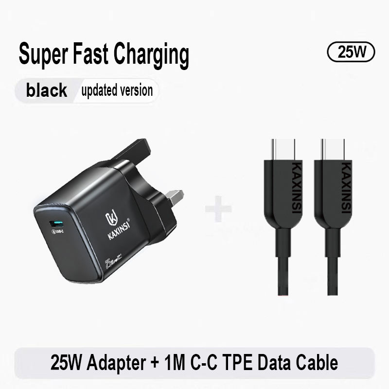 Câble noir de chager + C-C