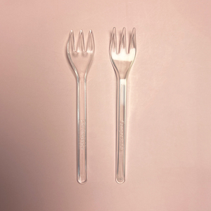 Cpla khỏe mạnh PLA rõ ràng trắng đen dùng một lần compostable trong suốt muỗng nĩa thiết lập dao kéo - Product Image 6