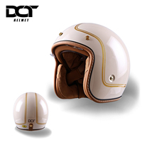 Casque Demi-Face Rétro Quatre Saisons pour Femme, en ABS, avec Visière Unique, pour Moto Électrique, Compatible OEM ODM