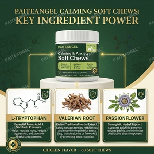 Snack Morbidi Calmanti OEM all'Ingrosso per Cani e Gatti, Supporto Antistress con L-Teanina e Camomilla, Etichetta Privata Personalizzata - Product Image 3