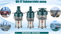 Pompe submersible à aimant permanent QH-ZT, pompe à eau électrique remplie d'huile, 220/380V, 15-65m³/h, 12-100m pour l'irrigation et le drainage