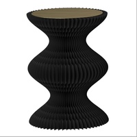 Table pliante Spazepaper moderne faite à la main, petite table de lit, table d'appoint pour canapé en papier, design exquis, mobilier de salon