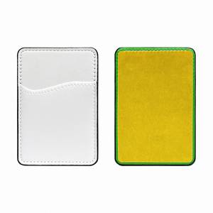 Porte-cartes en cuir PU imprimé avec motif de sublimation personnalisé, couverture de carte de visite personnalisée pour utilisation avec un téléphone - Product Image 4