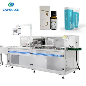 Automatic Continuous Horizontal Carton Box Packing Cartoning Machine For Small Health Products Vitamins Collagen Peptides