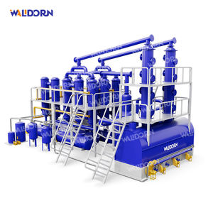 Machine de pyrolyse automatique de pneus usagés à haute efficacité avec panneau de commande tactile, moteur et boîte de vitesses - Product Image 1