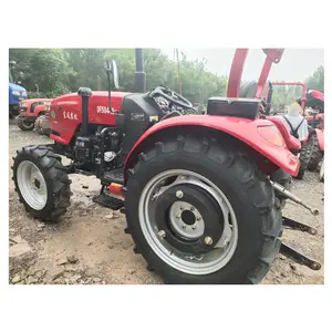 Çin'de kullanılan çin traktörleri DF504 16.9 28 traktör kullanılan mini traktör
