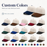 Gorra de Béisbol de Alta Calidad al por Mayor, con Logotipo Personalizado Impreso por Transferencia de Calor, Gorra Trucker de Algodón de Dos Tonos con Cierre a Presión, para Promoción