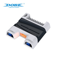 Support de refroidissement multifonctionnel DOBE OEM, station de charge, boîte à disques de jeu, support vertical pour accessoires de jeu PS5