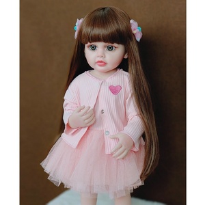 Búp bê toàn thân thực tế trong sinh nhật bé gái ăn mặc theo phong cách Đồ chơi mềm mại xuyên biên giới tái sinh chống nước - Product Image 4