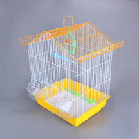 Cages à oiseaux en métal de luxe en forme de maison, de haute qualité, directement de l'usine, pour perroquets et canaris, cages d'élevage