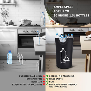 ตะกร้าเก็บขวดพับได้ กันน้ำ สำหรับจัดเก็บขวดเปล่า - Product Image 2