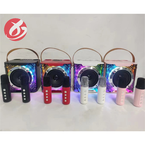 CL-227 Mini Bluetooth Karaoke Loa Di Động Đầy Màu Sắc <span class=keywords><strong>Microphone</strong></span> Âm Thanh Hộp RGB Bluetooth Loa Soundbar Loa Không Dây - Product Image 5