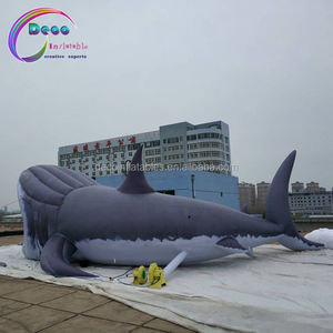 Bơm hơi khổng lồ khốc liệt cá mập mô hình quảng cáo Inflatable cá mập cá mập Inflatable Hammerhead cá mập - Product Image 6