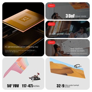 XREAL <span class=keywords><strong>One</strong></span> Nuovi Occhiali AR Intelligenti Nativi 3DoF con Fluttuazione, Calcolo Spaziale Autonomo, Chip X1, 50 4K, Controllo Vocale - Product Image 2