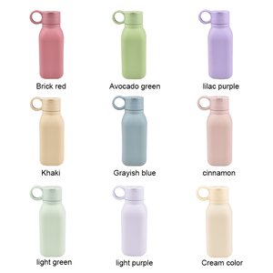 Bouteille d'eau en silicone avec couvercle à paille, anti-fuite, réutilisable, en silicone de qualité alimentaire, bouteille portable pour enfants, voyages en plein air - Product Image 5
