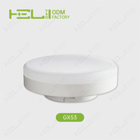 Lampu Led GX53 10W 900Lm untuk Lampu Downlight Langit-langit Lemari Dapur Grosir Lumen Tinggi 165-265V 73X26Mm 12Led