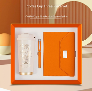 Coffret Cadeau de Luxe IStapromo : Carnet A5 en Cuir PU Personnalisable avec Stylo Métallique et Bouteille d'Eau de 500 ml - Product Image 3