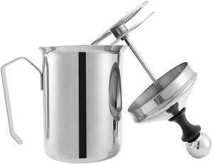 Espuma <span class=keywords><strong>de</strong></span> café <span class=keywords><strong>Nespresso</strong></span> personalizada, <span class=keywords><strong>Espumador</strong></span> <span class=keywords><strong>de</strong></span> <span class=keywords><strong>leche</strong></span> <span class=keywords><strong>de</strong></span> acero inoxidable, bomba <span class=keywords><strong>de</strong></span> mano <span class=keywords><strong>de</strong></span> doble malla, vaporizador <span class=keywords><strong>de</strong></span> <span class=keywords><strong>leche</strong></span> Manual - Product Image 3