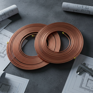 Tuyau en cuivre pur C12200 99,99 % en forme de pancake, conforme à la norme ASTM B280, diamètres 1/4 ", 3/8 ", 1/2 " pour la réfrigération et le chauffage (HVAC) - Product Image 2