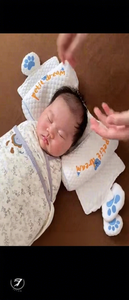 <span class=keywords><strong>Oreiller</strong></span> oblong sur mesure en coton pur tricoté, inclinable, amovible, lavable, doux pour le sommeil et l'allaitement - Product Image 3