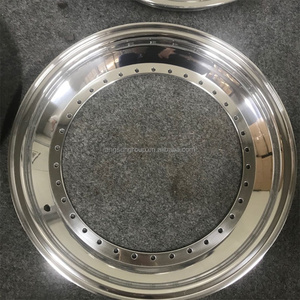 จีนโรงงานคุณภาพสูง Forged Rims <span class=keywords><strong>15</strong></span>ถึง16 Step Lip 34หลุมด้านนอกล้อ Lip 3ชิ้นแยกล้อด้านนอก Lip สำหรับ <span class=keywords><strong>BBS</strong></span> - Product Image 2