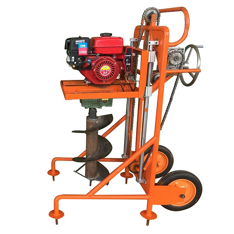 Высокое качество 7.5HP/10HP небольшая ручная машина для копания/земляной шнек