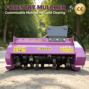 Broyeur forestier robuste pour excavatrice, accessoire professionnel pour la création de ceintures anti-incendie forestiers - Product Image 4