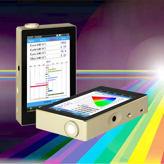 HOPOOCOLOR UV Spektrometer OHSP350UV | Tragbares Radiometer 230-850nm Mit Fiber