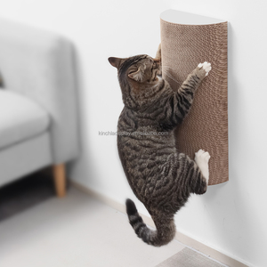 Oluklu kağıt kedi <span class=keywords><strong>Scratcher</strong></span> Post duvara monte kedi tırmalamak mobilya - Product Image 1