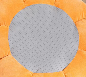 Tapis de sol <span class=keywords><strong>orange</strong></span> doux et respirant Yingii tapis de jeu pour enfants souriant en gros <span class=keywords><strong>coussin</strong></span> de siège rond citrouille pour bureau maison <span class=keywords><strong>canapé</strong></span> - Product Image 2