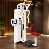 Máquina de Remo Inteligente Ajustable SHQC con Pantalla Táctil Digital de Resistencia para Entrenamiento de Fuerza de Espalda y Brazos para Gimnasios Comerciales