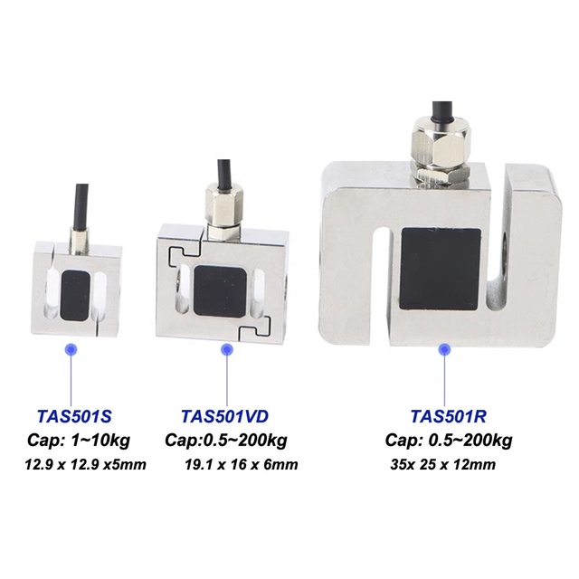Mini Tension Load Cell S Type for Compression and Tension Measurement Micro Weight Sensor 0.5kg 2kg 5kg 20kg 50kg 100kg 200kg
